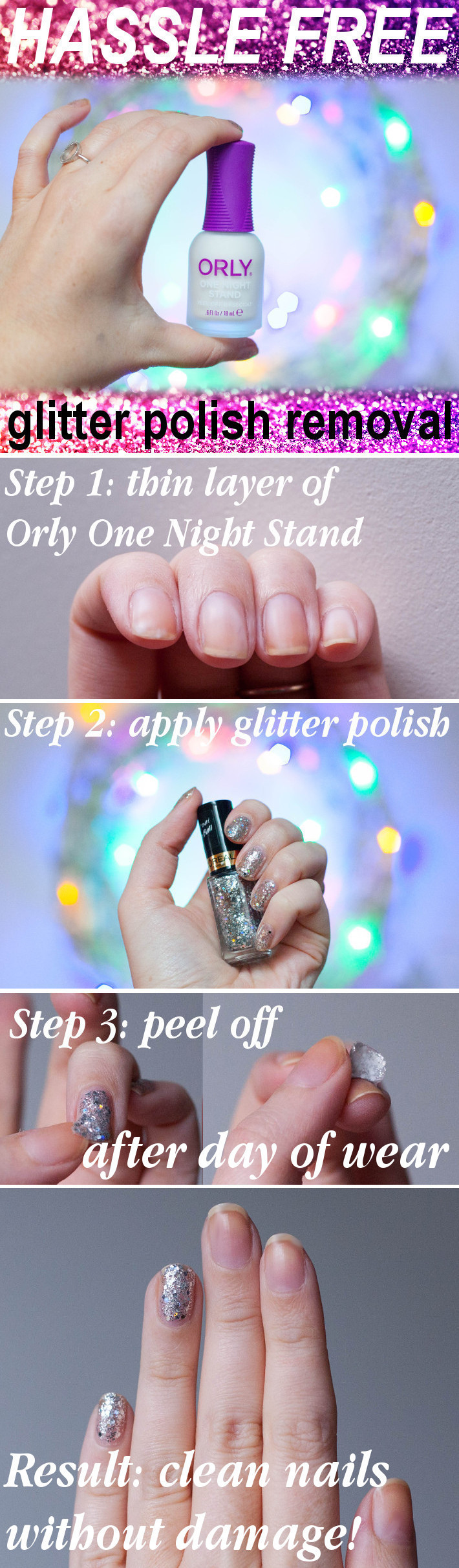 Beauty: Hassle free glitter polish removal with Orly One Night Stand