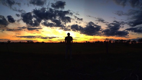 sunset sky panorama sun silhouette clouds australia iphone