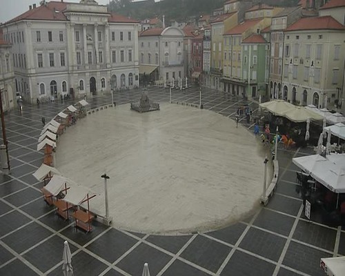 Tartin Square in the rain