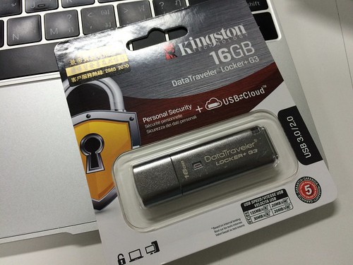 Data Traveler Locker+ G3 ってな暗号化機能付きUSBメモリを買いました 