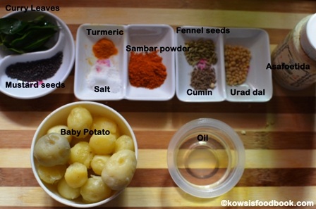 sambar potato ingredients