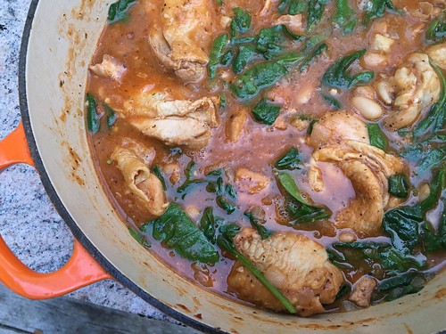 Chicken stew with white beans