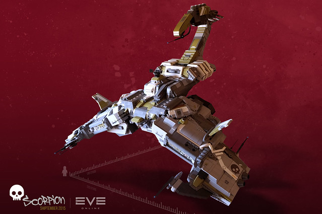 EVE online's custom Scorpion battleship | SHIPtember 2015