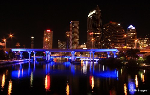 street city bridge blue color reflection water colors beauty skyline architecture night skyscraper canon river tampa landscape eos rebel evening photo perfect long exposure flickr cityscape waterfront nightscape tampabay florida outdoor explore reflect nighttime riverwalk platt waterscape 500d mostbeautifulpictures t1i niceasitgets