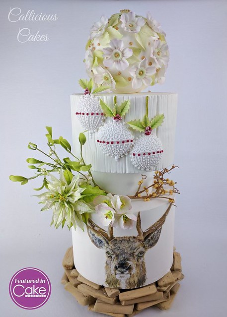 Highland Winter Wedding Cake by Callicious Cakes