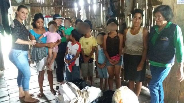 Secretaría de protección con ayuda ante emergencia en comunidad La Barranca