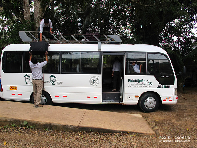 Bus from Rainforest Expeditions