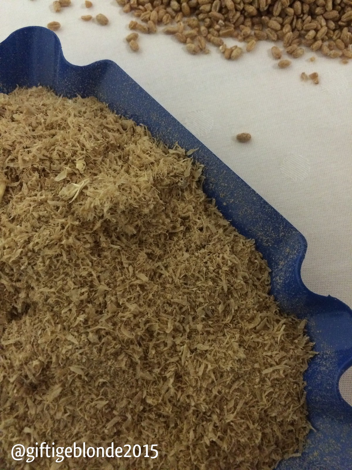 Abfallprodukt vom Weizen, nach Anwendung des Steinmetz Verfahrens