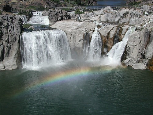 waterfall rainbow falls idaho twinfalls snakeriver gorge shoshonefalls