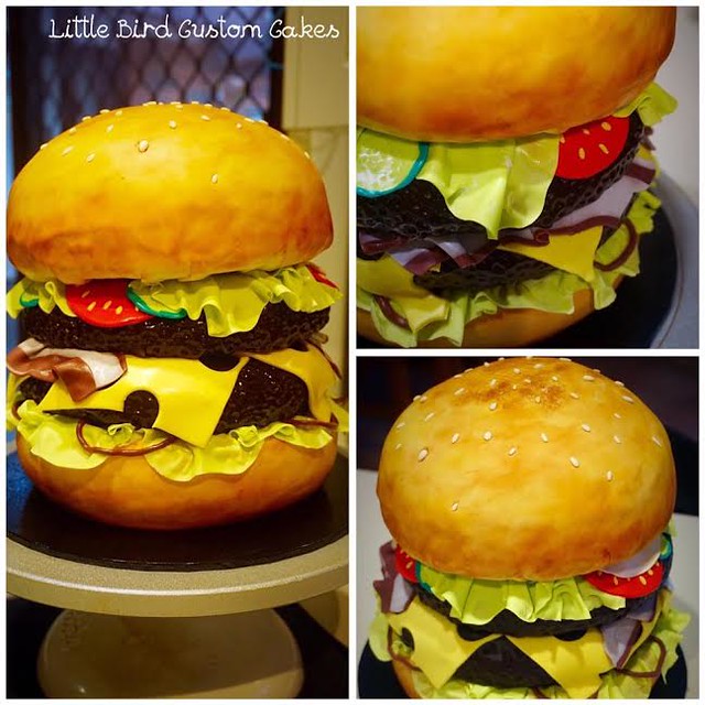 Hamburger Cake by Allison Parkes