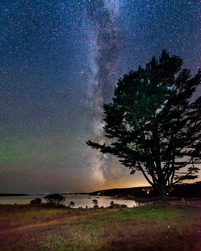 milkyway stars maine astrophotography bluehill me places usa