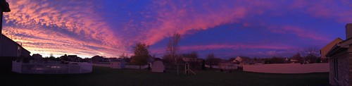 sunset sky panorama sun yellow clouds purple iphone 6plus