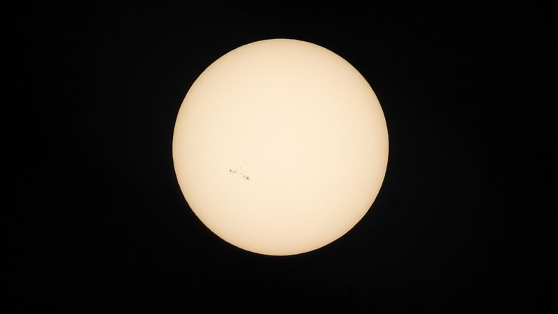 A340 crosses the SUN disk