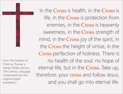 Thomas à Kempis on the cross