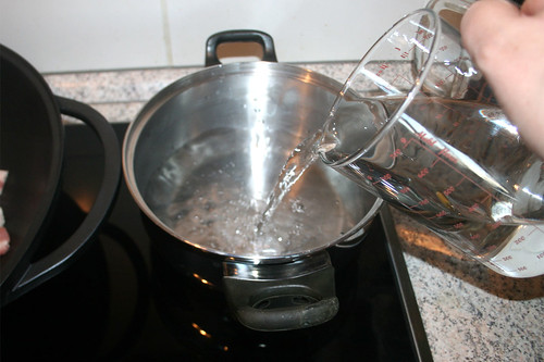 17 - Wasser für Reis aufsetzen / Heat up water for rice