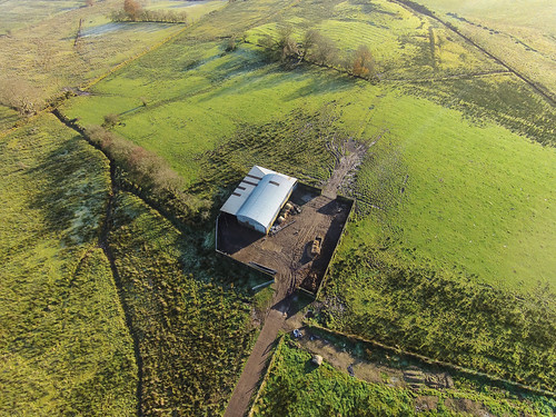 kells northernireland unitedkingdom dji phantom two vision plus drone quadcopter aerial view gb