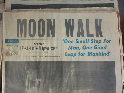 seattle moon canada newspaper bc grand columbia landing nostalgia pi headline british 50s forks