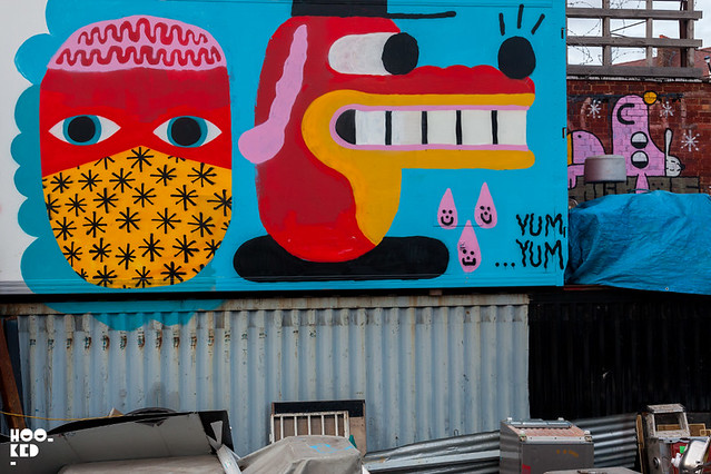Hitting the Streets of Homerton with street artists Insect, Dscreet, Malarko & David Shillinglaw