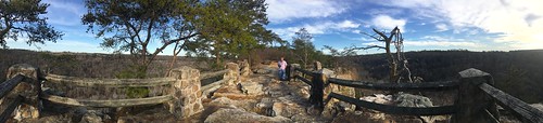 buckspocket statepark cliffs trees overlook walking steps panoramic view mountains