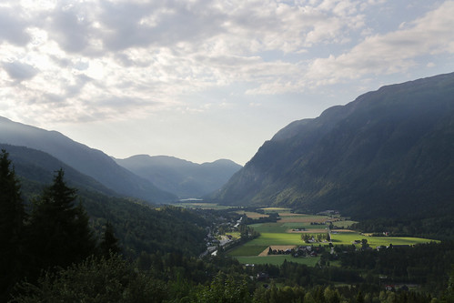 panorama sun mountains nature norway clouds landscape view valley flatdal e134 canoneos6def25105