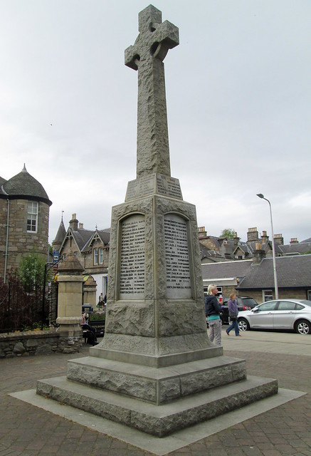 Pitlochry War Memorial Reverse View