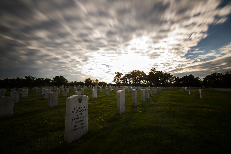Fort Sheridan Cemetery Sunset