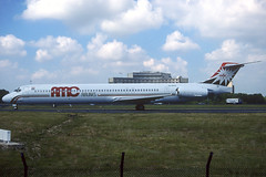 AMC Airlines MD-83 SU-BOZ CDG 18/06/2005