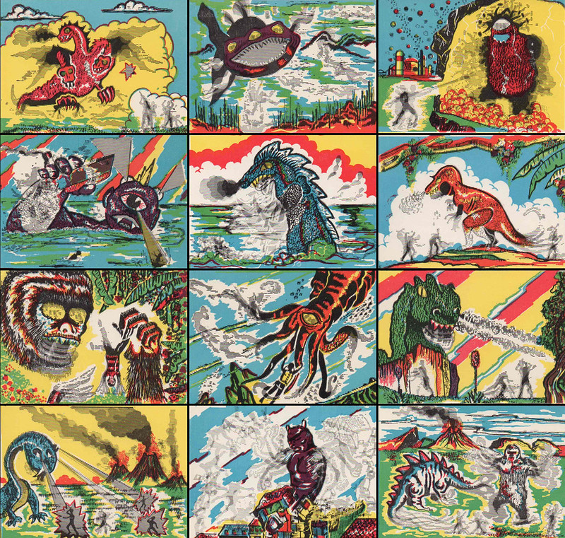 Monster Magic Action Trading Cards (1963) full set 2 of 2