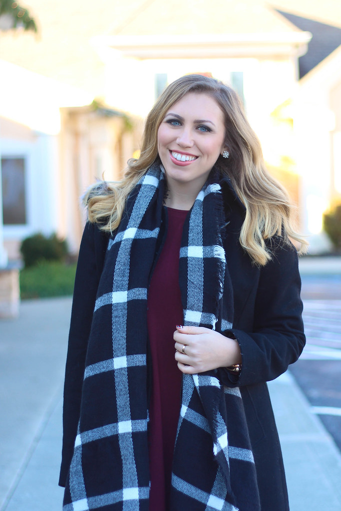 Berry Holiday Casual Outfit with Old Navy