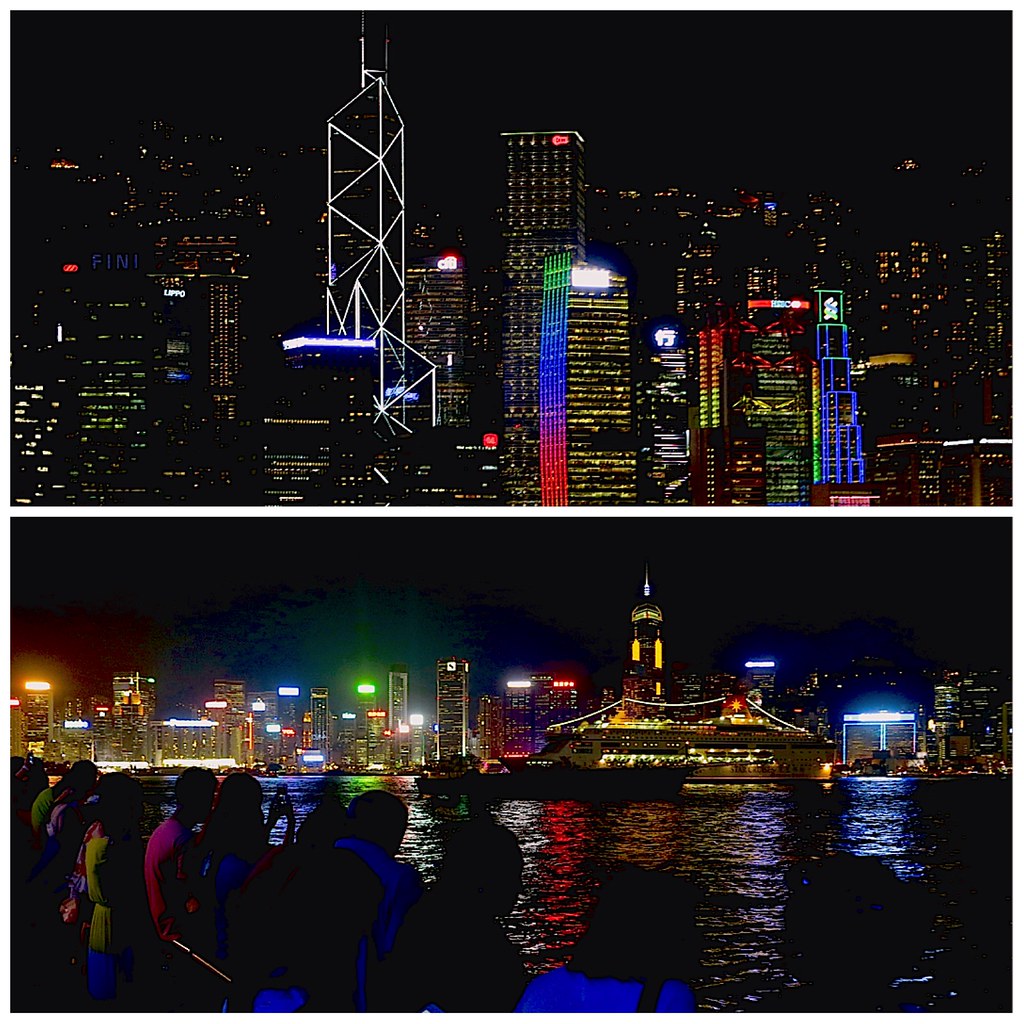 Espectaculo luz y sonido Hong Kong