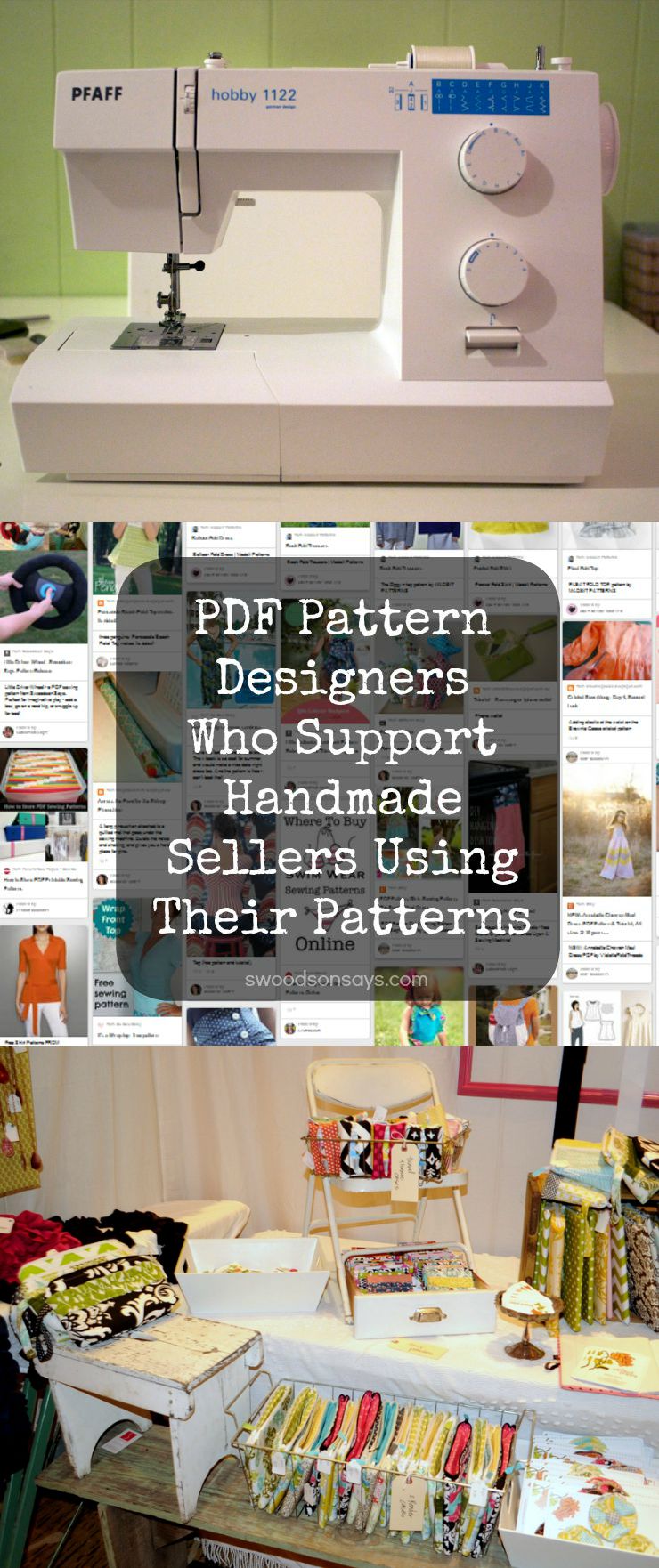 PDF Pattern Designers List - Designers who encourage handmade sellers to use their patterns for craft shows and Etsy shops.