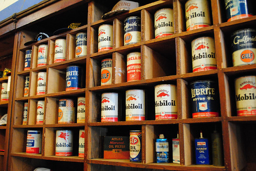 oil cans colección latas negocio lulling