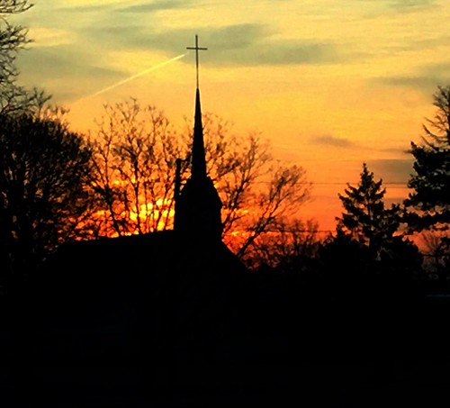 earlymorning sunrise godsmercy church