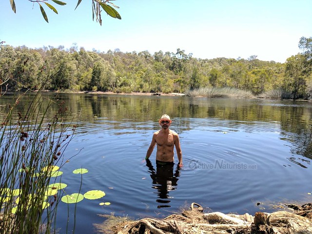 naturist 0001 Tyagarah lake, New South Wales, Australia