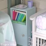 Upcycled bedisde cabinet