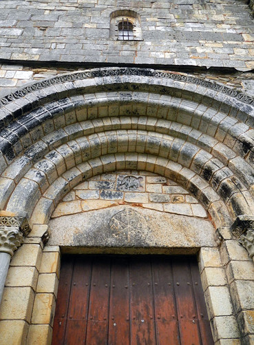 The Door of the Church in San Martín de Mondoñedo