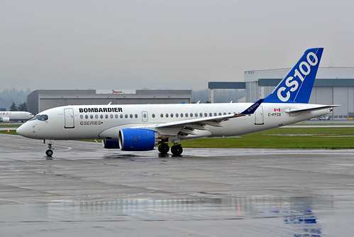 Bombardier C-FFCO CS100 YVR