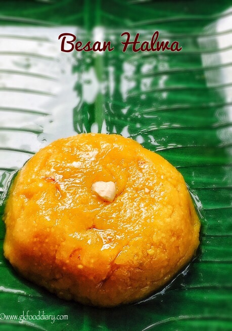 Besan Halwa Recipe for Toddlers and Kids1