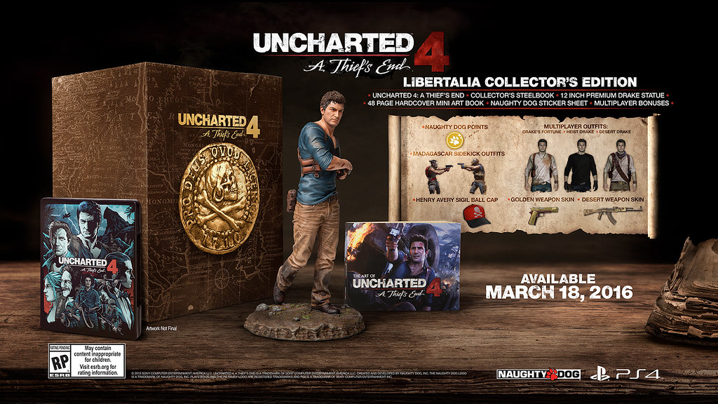 Uncharted 4: A Thief's End Libertalia Collector's Edition