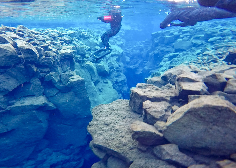 Snorkeling Silfra in Iceland