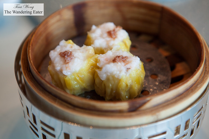 Steamed shrimp and pork dumplings with Yunnan ham