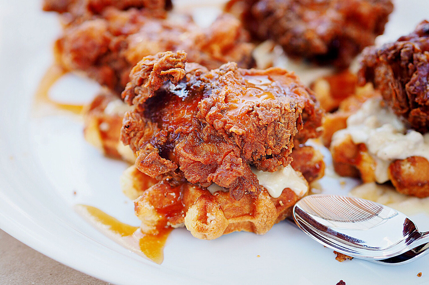 Sydney Food Blog Review of Best of Brunch, Good Food Month 2015: Fried Chicken and Waffles, Hartsyard