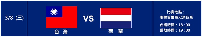 3-8台灣VS荷蘭