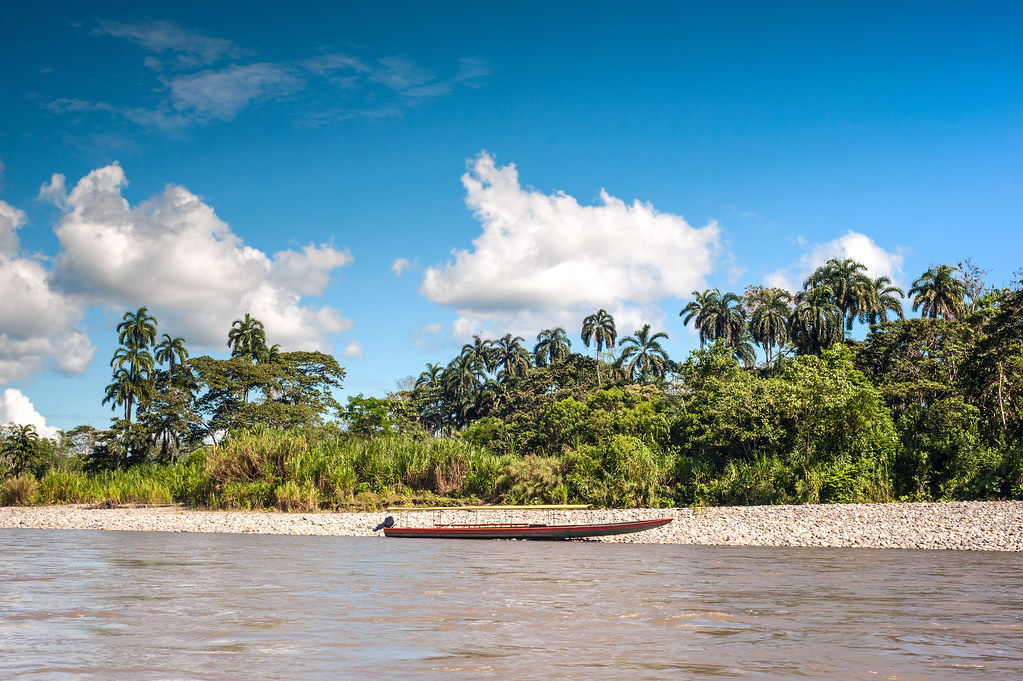 Rivière Napo en Amazonie équatorienne