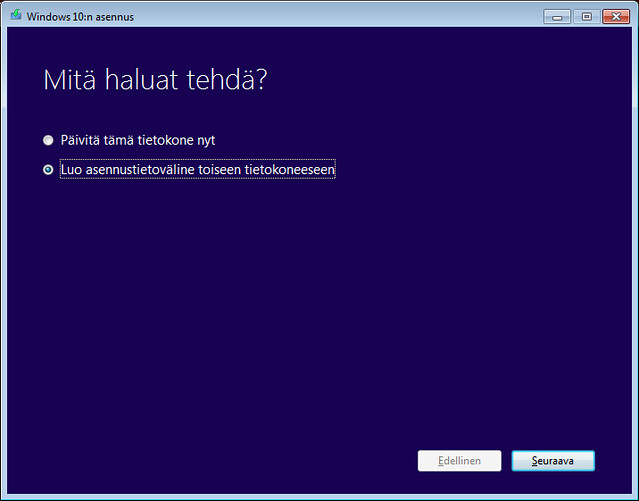Microsoft Windows 10 - Asennus