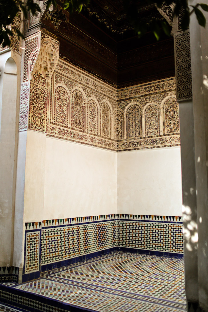 The Remarkable Architecture of the Bahia Palace Marrakech Morocco.