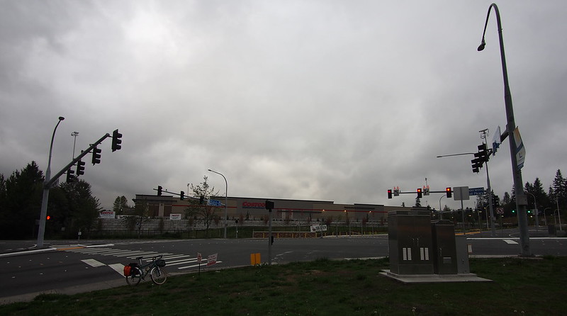 Alderwood Mall Parkway & Maple Road: This intersection has recently been redone due to the Costco that's opening in the background.