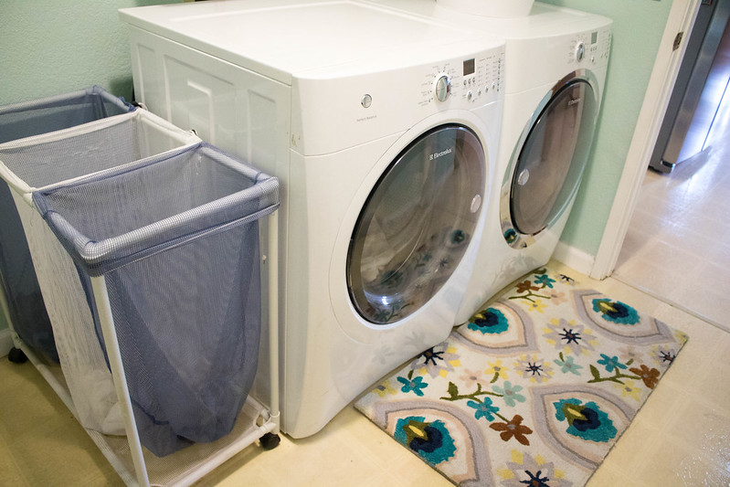 Washer, Dryer, and new rug