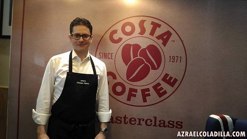 Coffee master class with Gennaro Pelliccia in Costa Coffee BGC