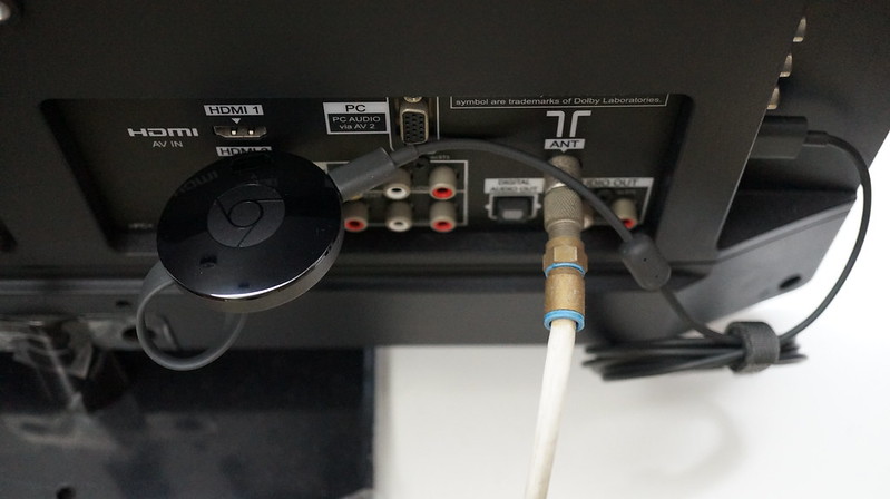 Chromecast (2015) - Plugged Into TV
